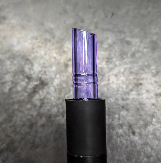 Lavender Pivot Straw Tip Spinner Mouthpiece
