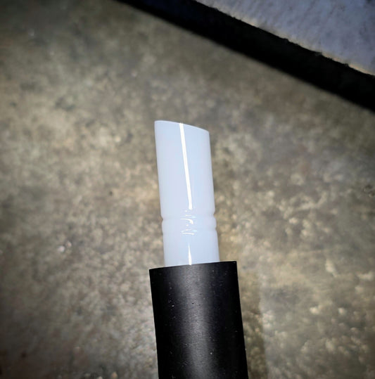 White Straw Tip Pivot Spinner mouthpiece